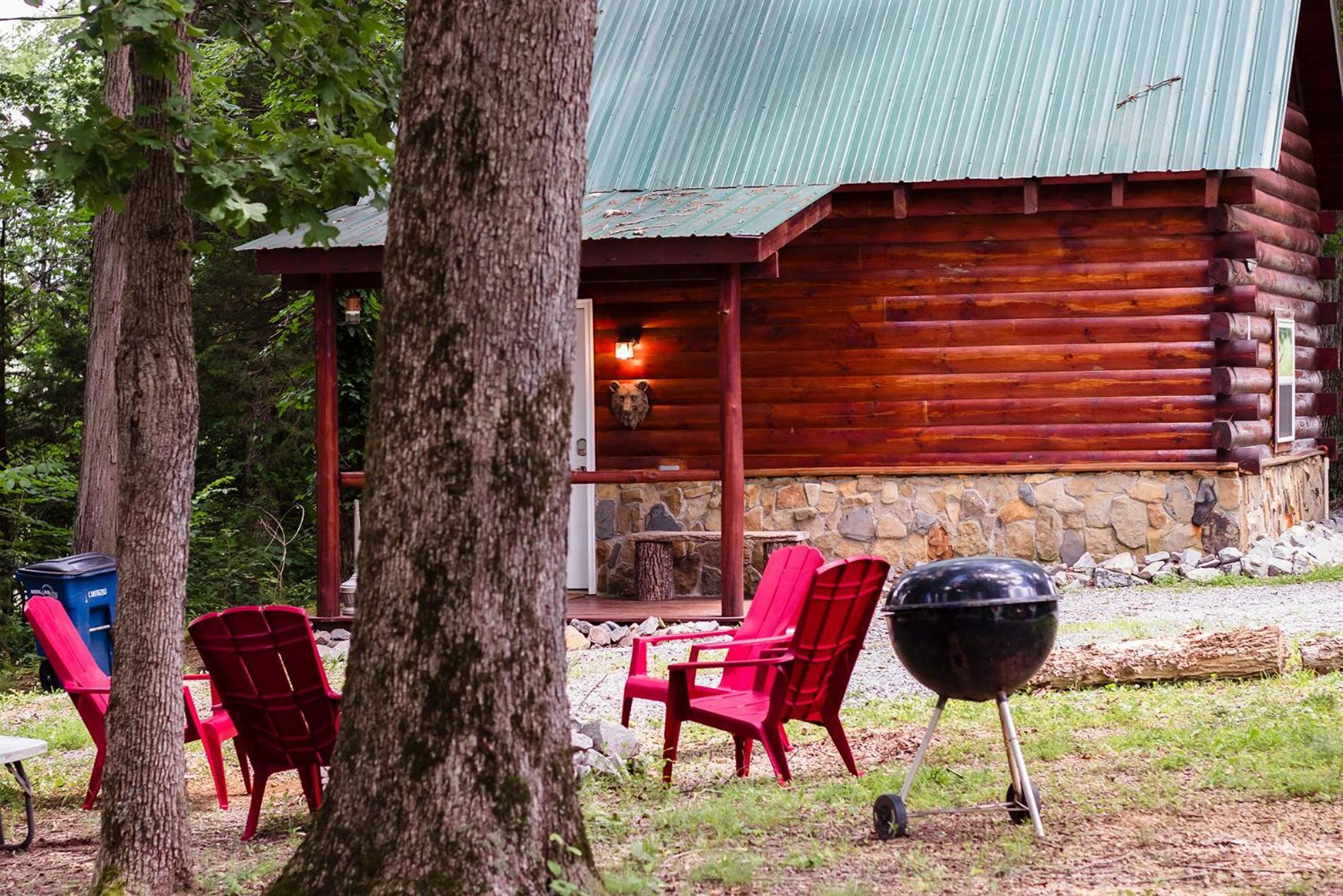 Kozy Haven Log Cabin Rentals Columbia Eksteriør bilde